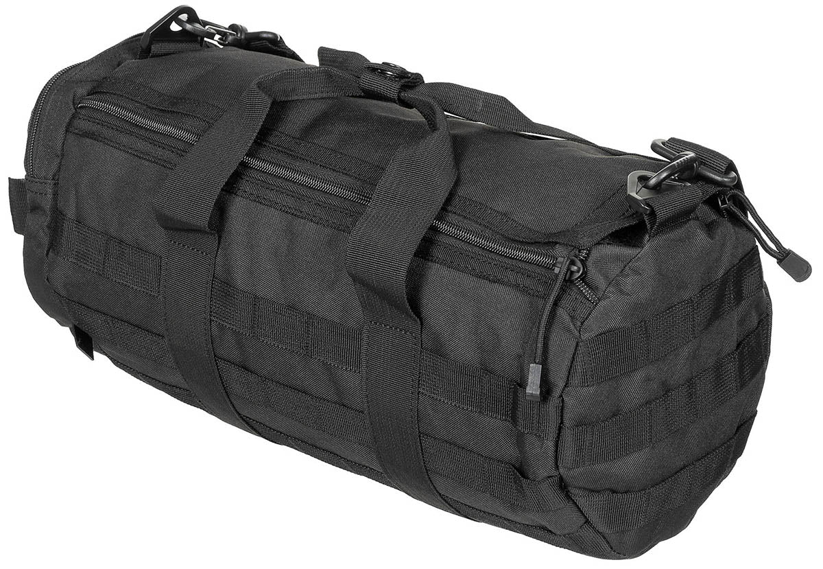 Einsatztasche, rund, "MOLLE", schwarz