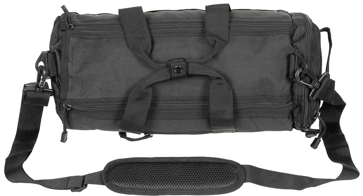 Einsatztasche, rund, "MOLLE", schwarz