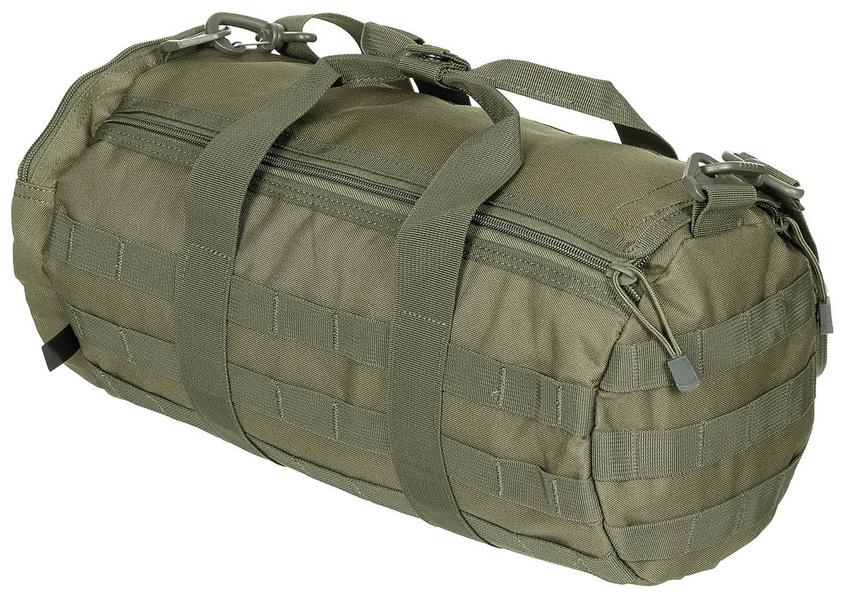 Einsatztasche, rund, "MOLLE", oliv