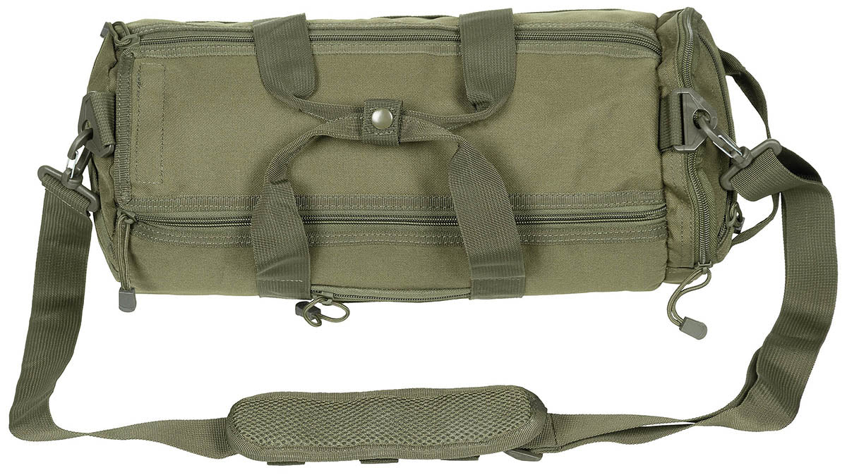 Einsatztasche, rund, "MOLLE", oliv