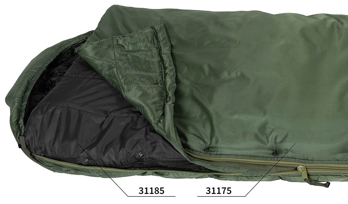 GI Modular Schlafsack System, Innenteil, "Interm.", schwarz