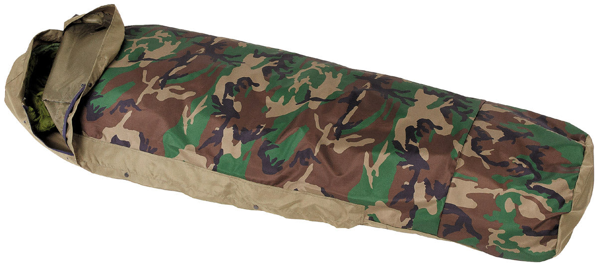 Schlafsacküberzug, Modular, 3-Lagen Laminat, woodland