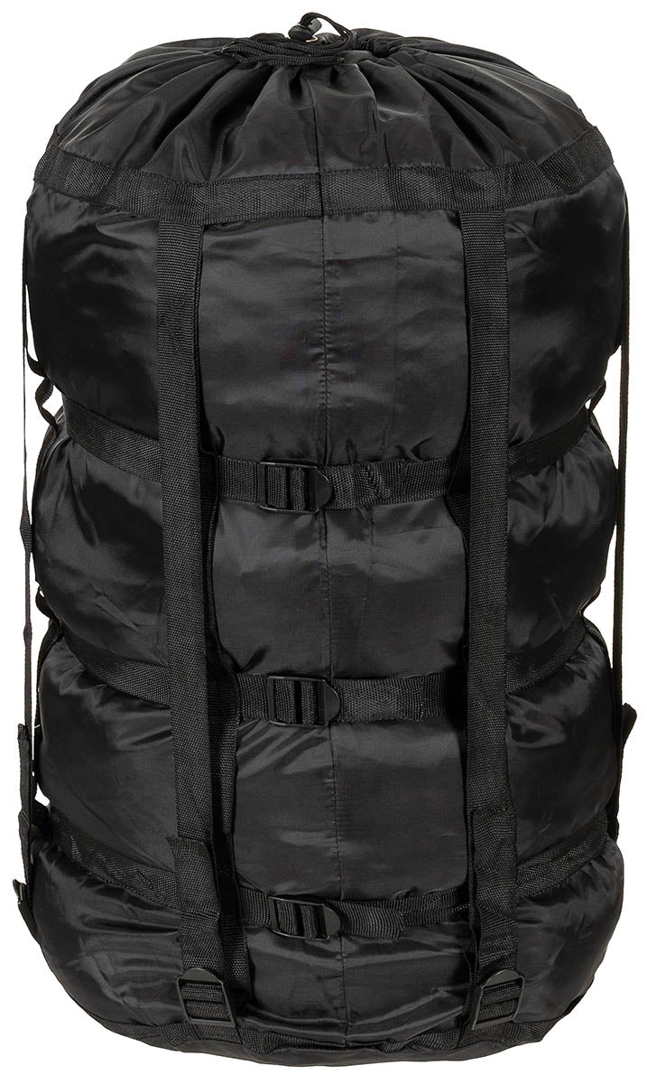 US Kompressionssack, schwarz, Modular, für Schlafsack