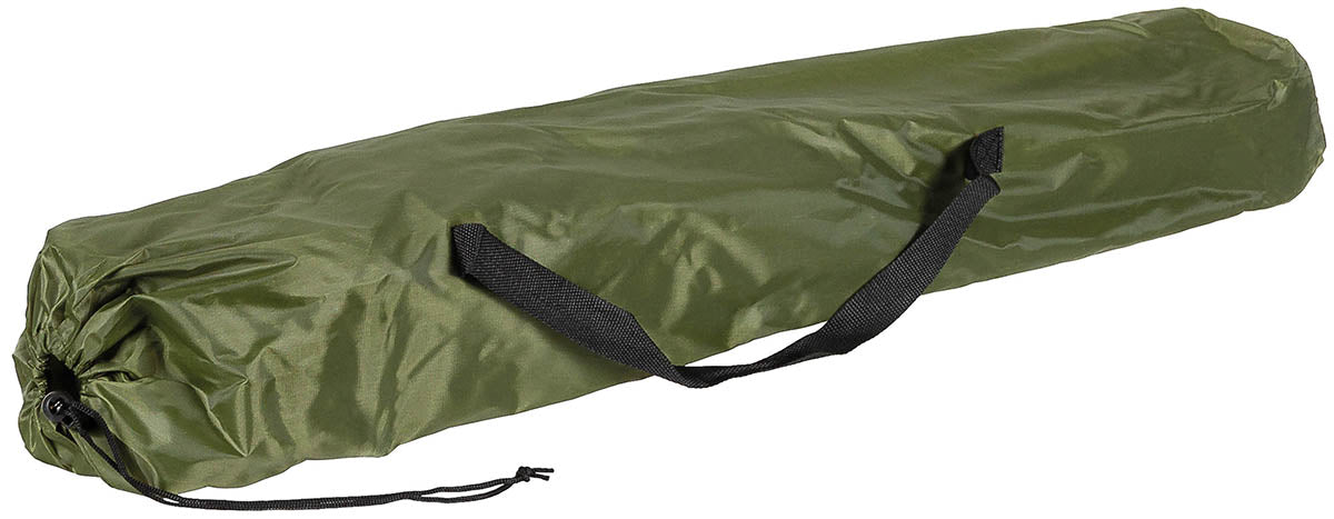 Klappstuhl, "Deluxe", oliv, Rücken- u. Armlehne