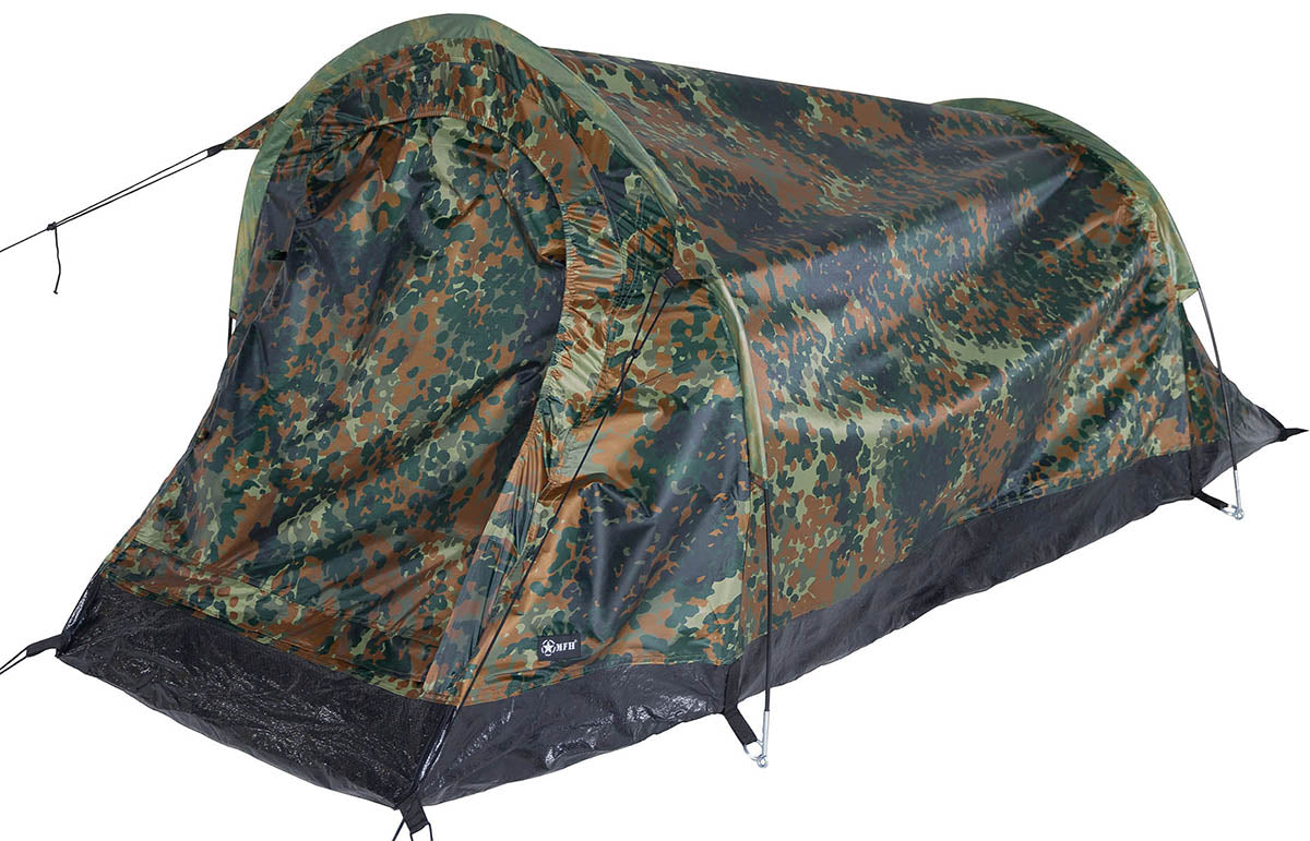Tunnelzelt, "Hochstein", flecktarn, 2 Personen