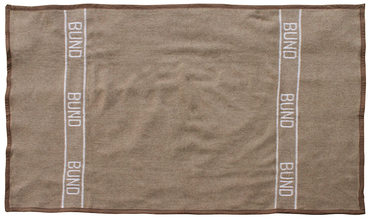 BW Wolldecke, braun, ca. 220 x 130 cm
