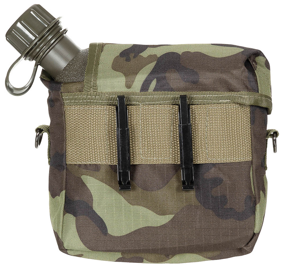 US Feldflasche, eckig, mit Hülle, M 95 CZ tarn, 2 Qt