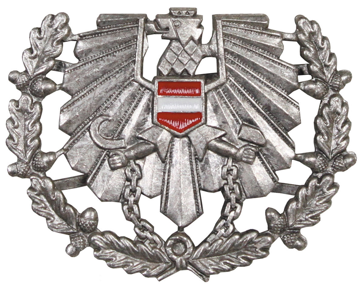 Österr. BH Schirmmützen- abzeichen, "Heer", neuwertig
