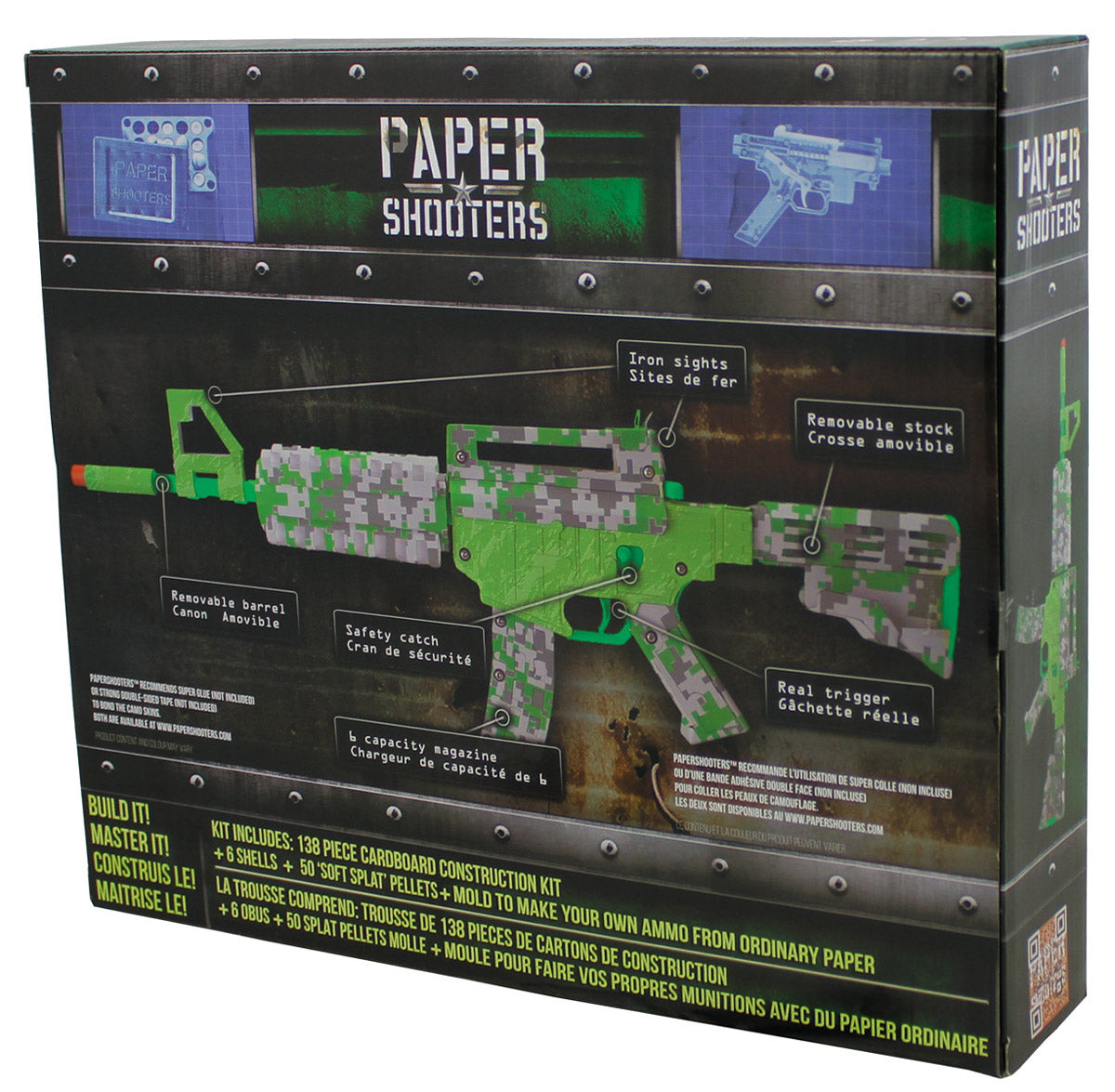 PAPER SHOOTERS, Bausatz, Green Spit