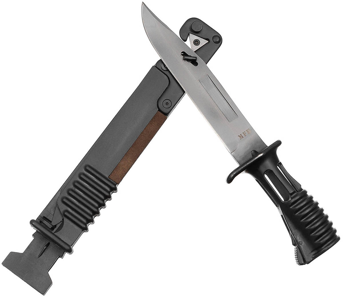Brit. Bajonett, SA80, schwarz, Scheide, Tasche DPM