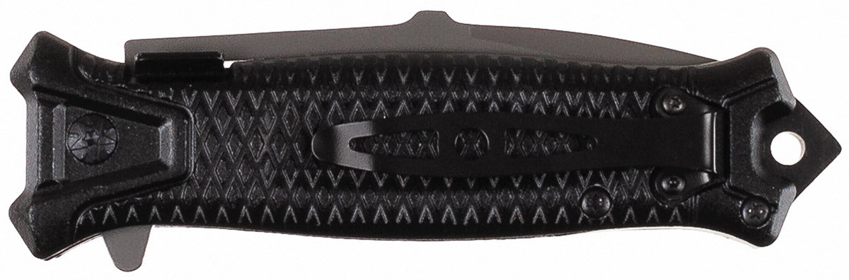 Klappmesser, "Snake", Einhand, schwarz, Metallgriff