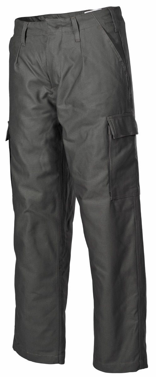 BW Moleskinhose, Thermofutter, oliv, große Größen