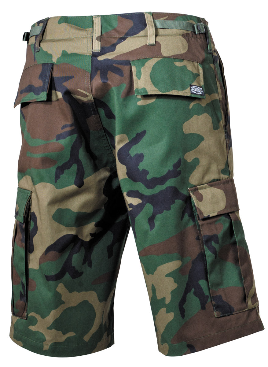 US Bermuda, BDU, woodland, mit Seitentaschen