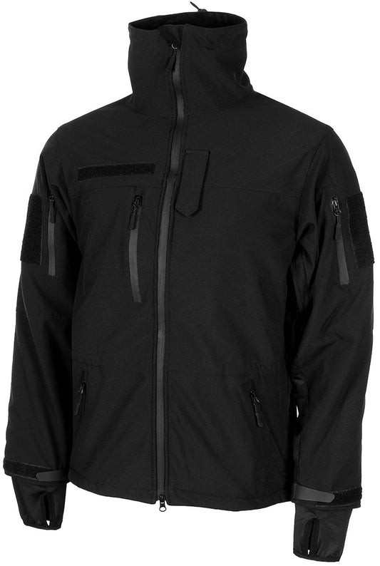 Soft Shell Jacke, High Defence, schwarz