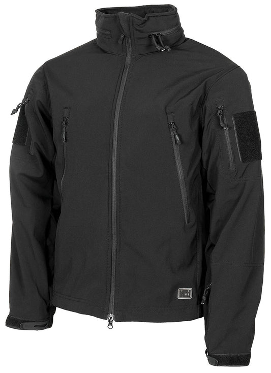 Soft Shell Jacke, "Scorpion", schwarz
