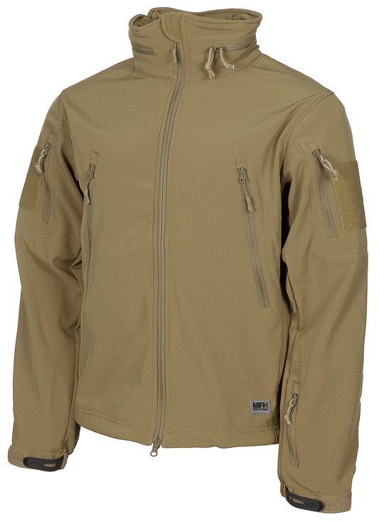 Soft Shell Jacke, "Scorpion", coyote tan