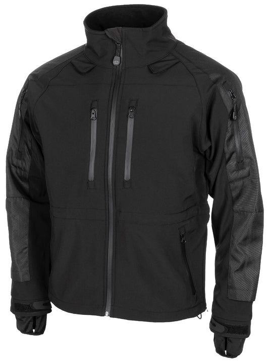 Soft Shell Jacke, "Protect", schwarz