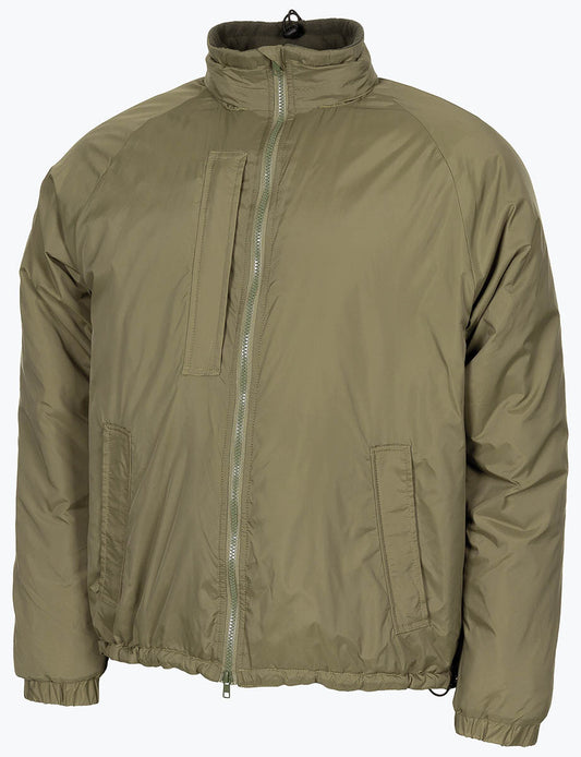 Brit. Thermojacke,  oliv, große Größen