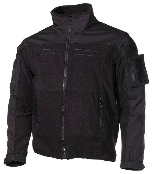 Fleece-Jacke, "Combat", schwarz