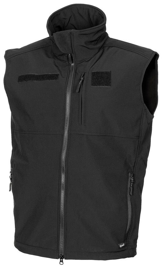 Soft Shell Weste, "Allround", schwarz