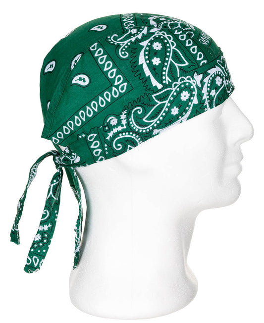 Headwrap, paisley-oliv
