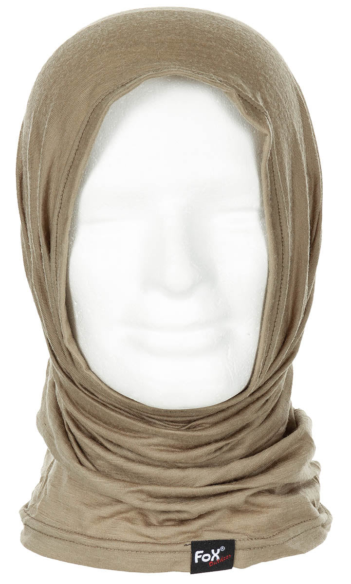 Rundschal, "Merino Lite", coyote tan
