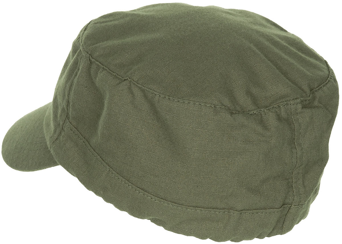 US Cap, Rip Stop,  oliv, "Elasti-Fit"