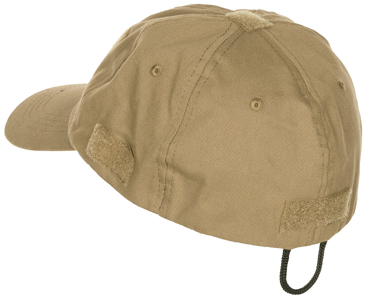 Einsatz-Cap, mit Klett, coyote tan