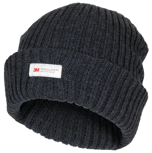 Rollmütze, "Alaska", schwarz, 3M+ Thinsulate+ Insulation