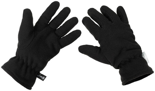 Fleece-Handschuhe, schwarz, 3M+ Thinsulate+ Insulation