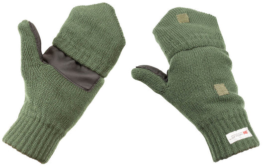 Strick-Faust-Fingerhandschuh, oliv, 3M+ Thinsulate+