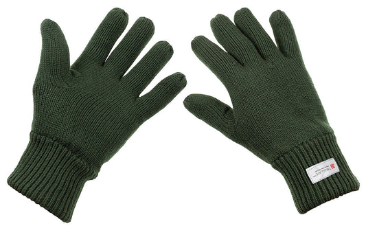 Strickhandschuhe, oliv 3M+ Thinsulate+ Insulation