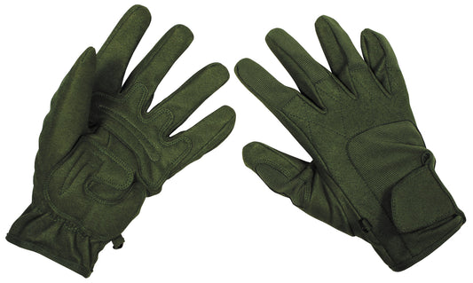 Fingerhandschuhe, Worker light, oliv