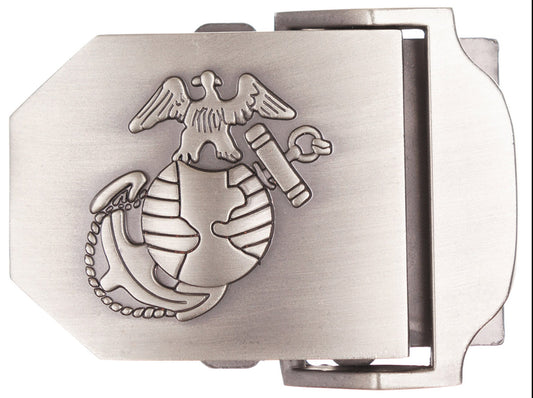 USMC Gürtelschloss, silber,   Metall, ca. 4 cm