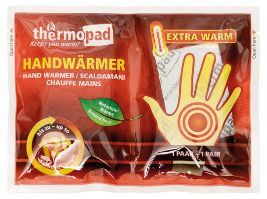 Handwärmer, "Thermopad", für Einmalgebrauch