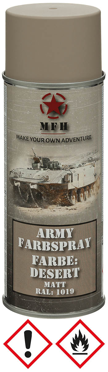 Army Farbspray, DESERT, matt, 400 ml
