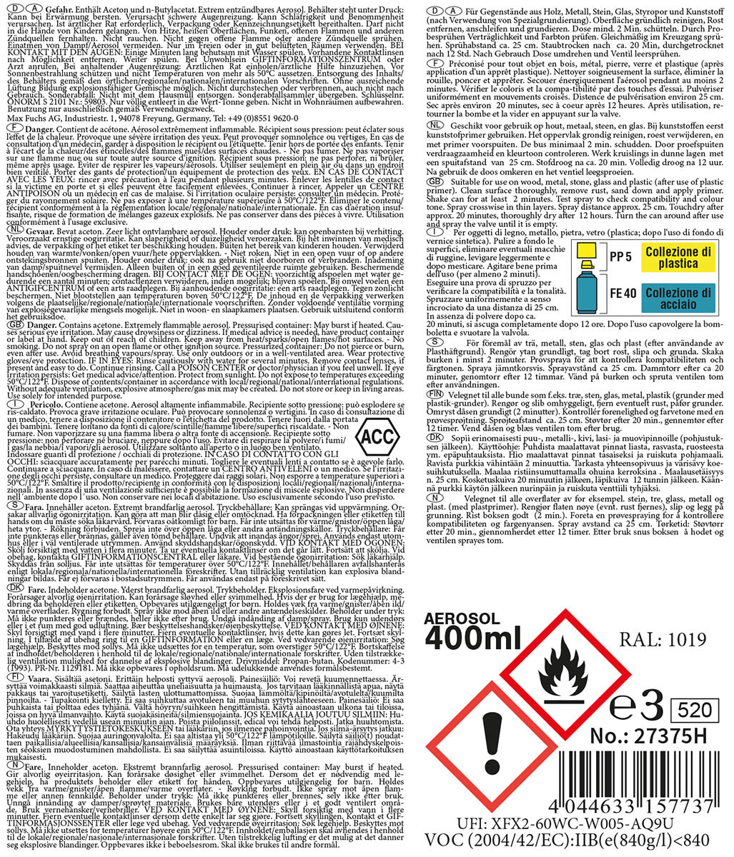 Army Farbspray, DESERT, matt, 400 ml