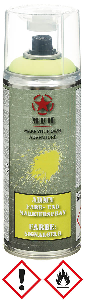 Army Farbspray, SIGNALGELB, 400 ml