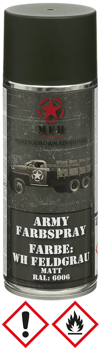 Army Farbspray, WH FELDGRAU, matt, 400 ml