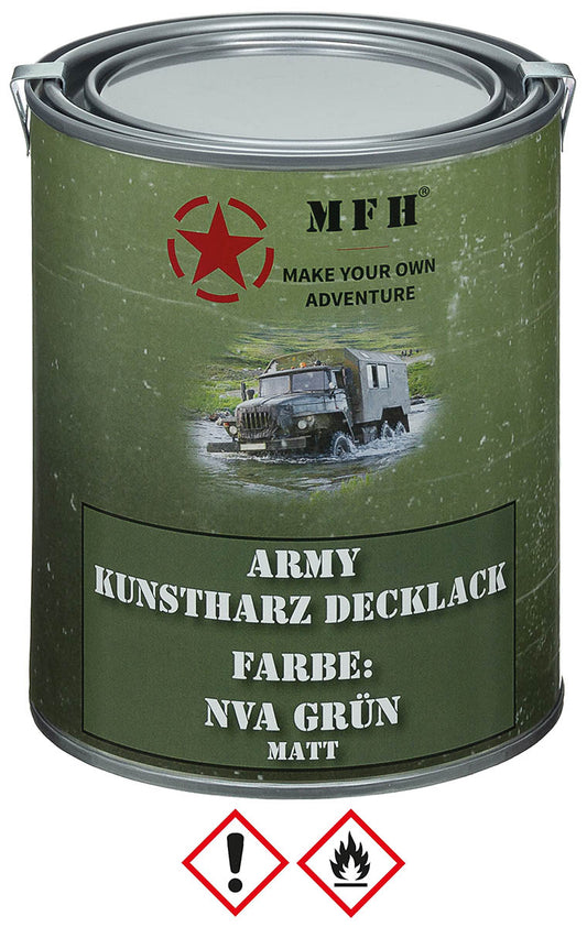 Army Lack, NVA GRÜN, matt, Dose, 1 l
