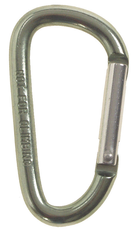 Karabinerhaken, D 6 mm x 5,5 cm, oliv
