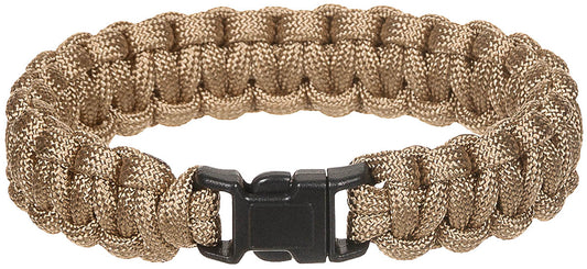 Armband, "Parachute Cord", coyote tan, Breite ca. 1,9 cm
