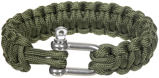 Armband, "Parachute Cord", oliv, Breite ca. 2,3 cm