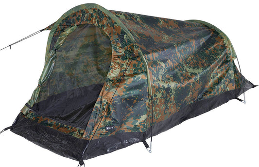 Tunnelzelt, "Schwarzenberg", flecktarn, 1 Person