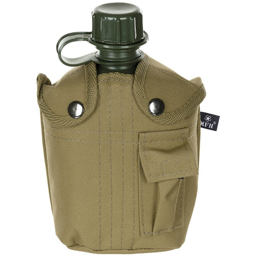 US Plastikfeldflasche, 1 l, Hülle, coyote tan, BPA-frei