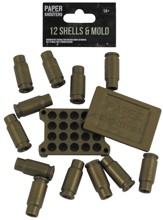 PAPER SHOOTERS, Hülsen, 12 Stück