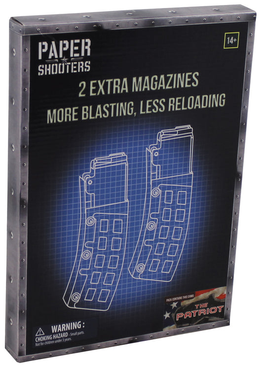 PAPER SHOOTERS, Bausatz, Magazin "Patriot", 2er Pack